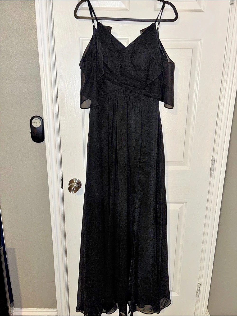 Black Maxi Bridesmaid Dress